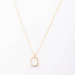 Rectangle Locket Juliette Necklace