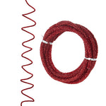 Red Glittered Rope Garland