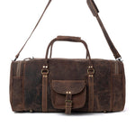 Redmont Leather Traveller Bag - Dark Mahogany