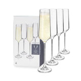 Reserve Inez Crystal Flute Glasses