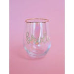 Rhinestone Bride Stemless Wine Glass