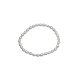 Rice Pearl Roll On Bracelet