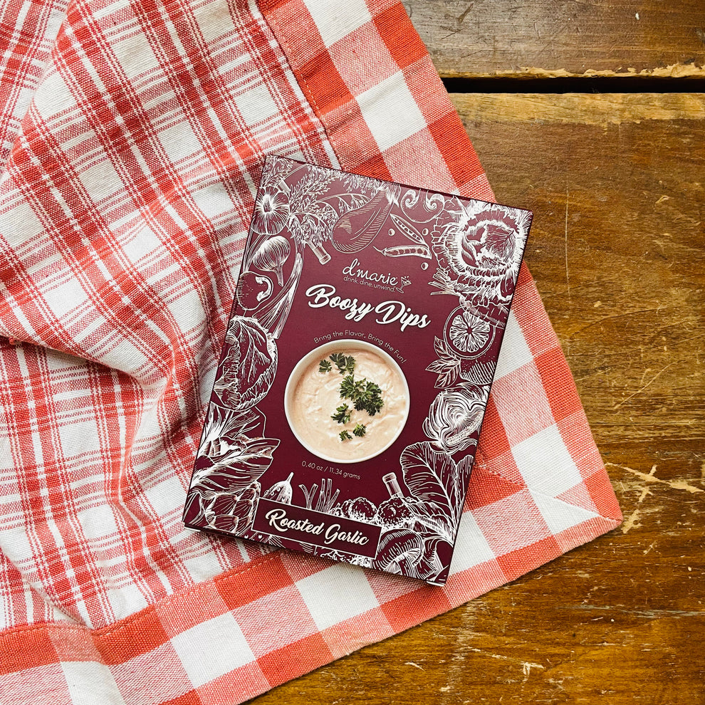 Roasted Garlic Boozy Dip