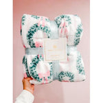 Rosy Wreaths Blanket