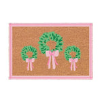 Rosy Wreaths Door Mat