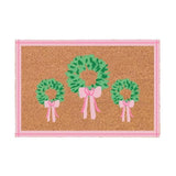 Rosy Wreaths Door Mat