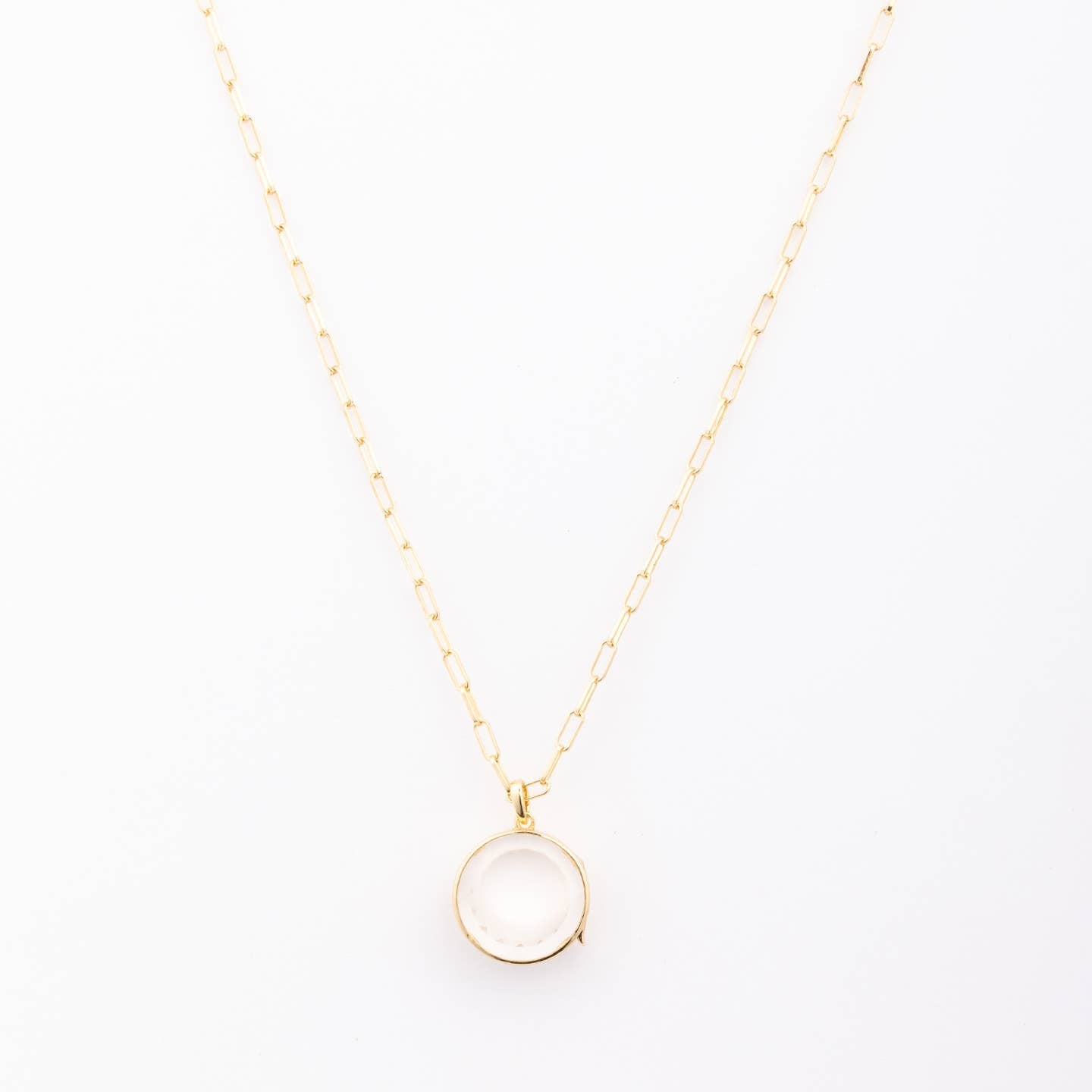 Round Locket Juliette Necklace