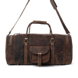 Redmont Leather Traveller Bag - Dark Mahogany