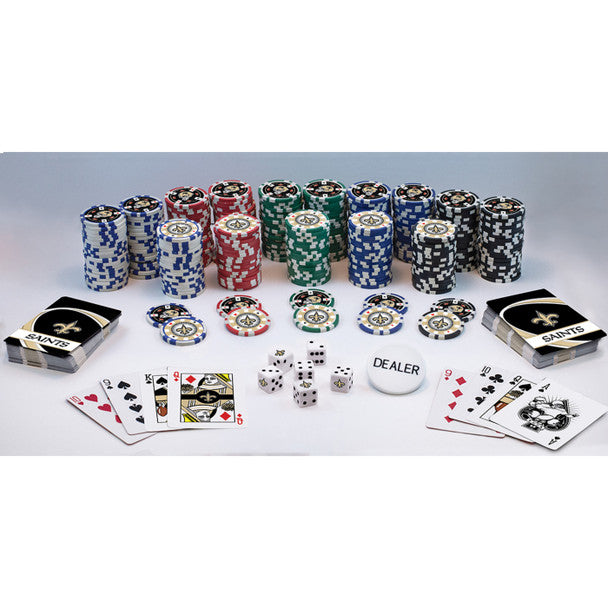 Saints 300 pc Poker Set