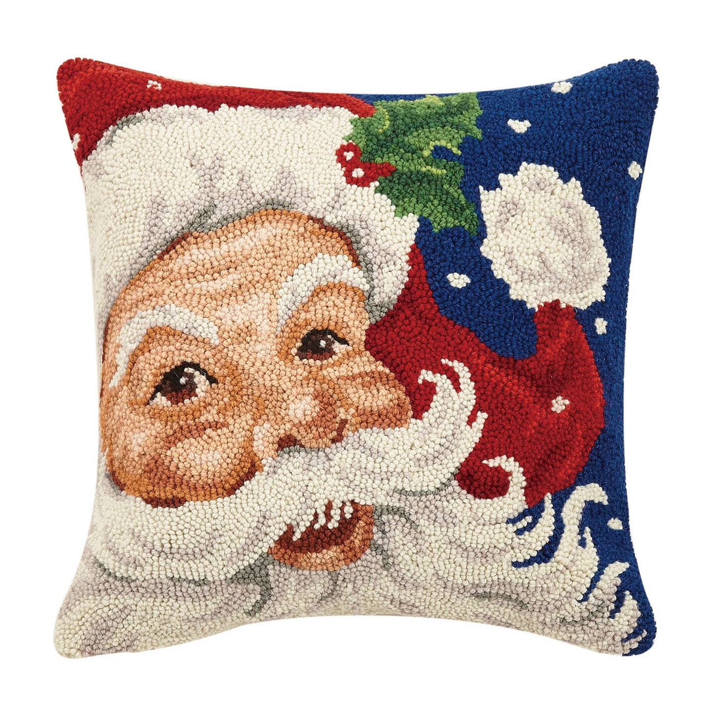 Santa Hooked Pillow