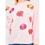 Sarah Youth Sweatshirt - Pumpkin Bows