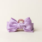 Satin Bow Claw Clip