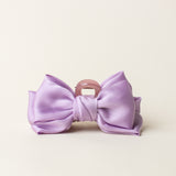 Satin Bow Claw Clip