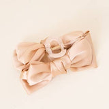 Satin Bow Claw Clip