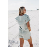 Seafoam Scuba Shorts Set