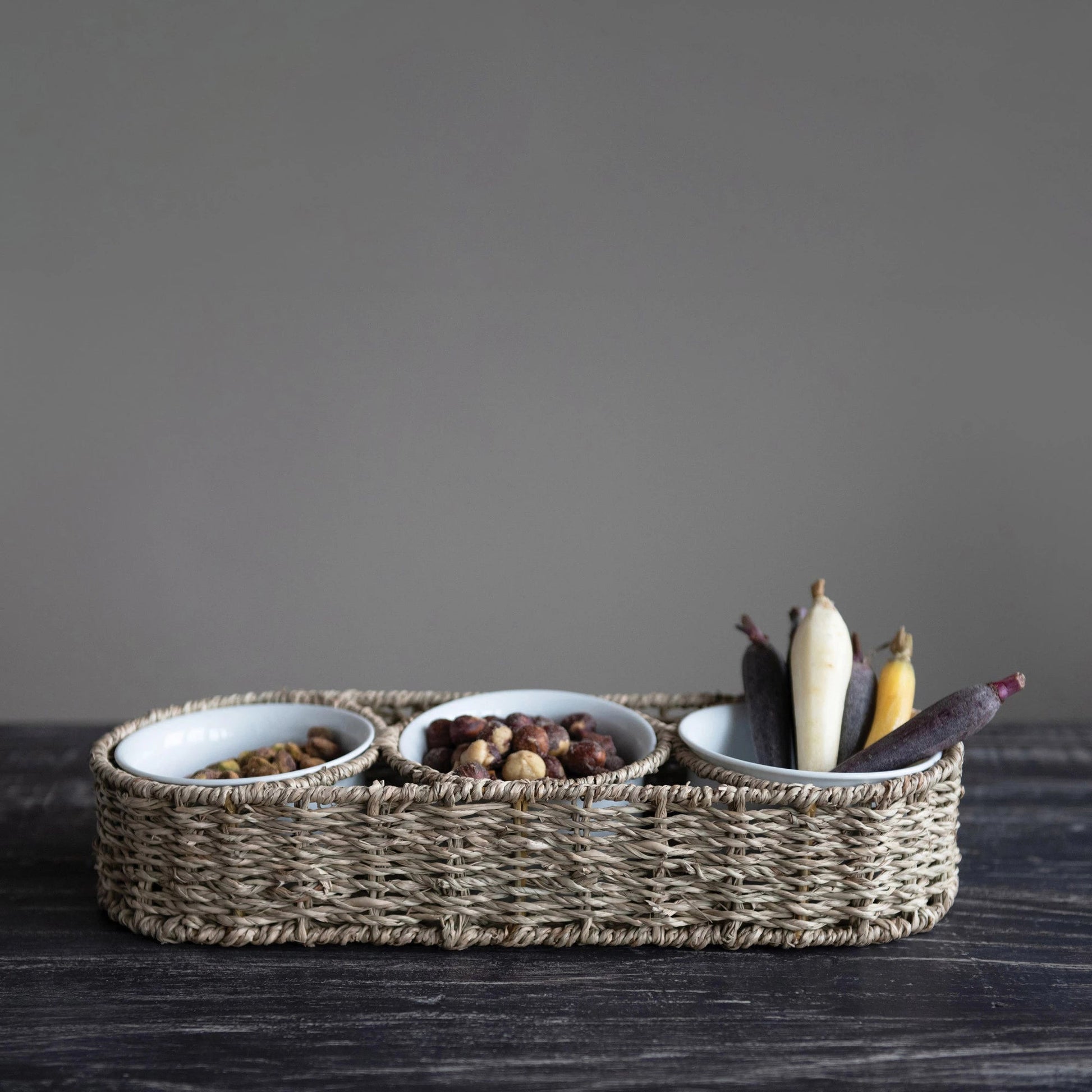 Seagrass Chip & Dip Tray