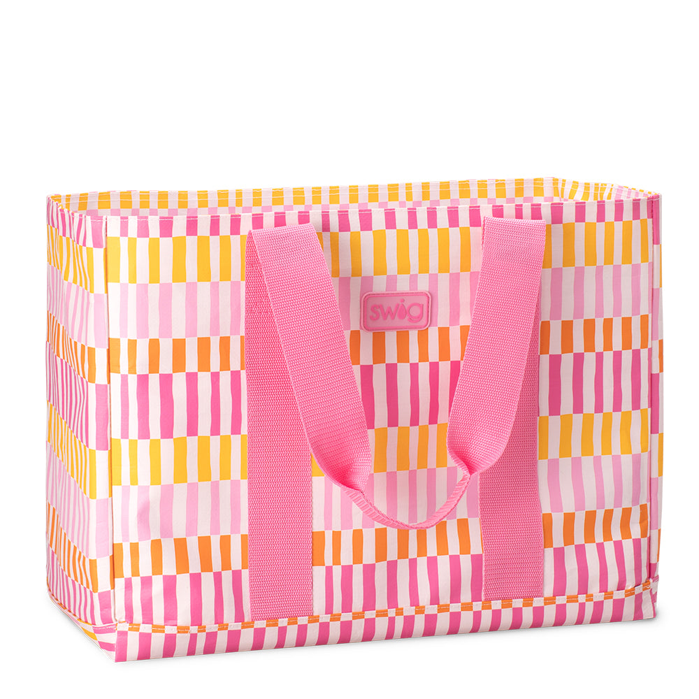 Sherbet Stripe Jumbo Tote Bag