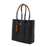 Shoulder Tote Diamond Black