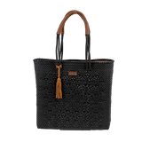 Shoulder Tote Diamond Black