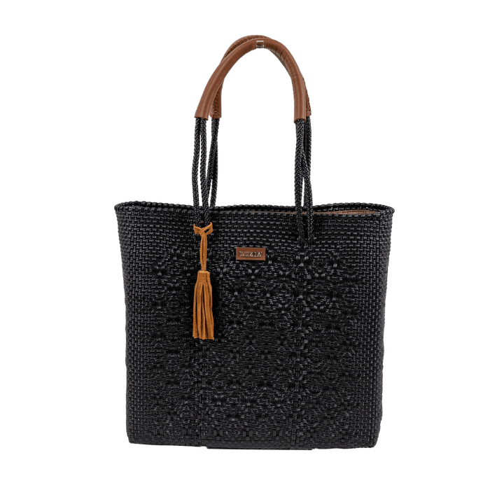 Shoulder Tote Diamond Black