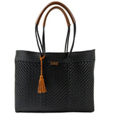 Shoulder Tote Jumbo Multi Diamond - Black