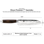 Shun Premier Santoku 7"