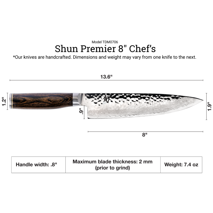 Shun Premier's Chef 8"