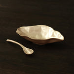 Sierra Modern Maia Medium Bowl w Spoon - Gold