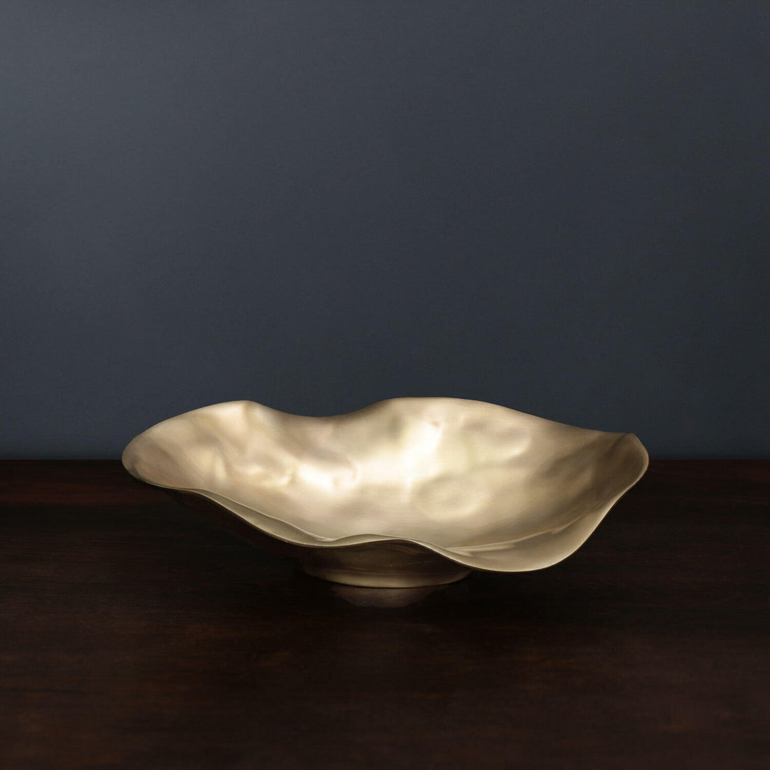 Sierra Modern Maia Medium Oval Bowl - Gold