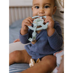 Silicone Teether Ring w Clip - Roarsome