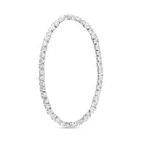 Silver CZ Clear Stretch Tennis Bracelet - 52471