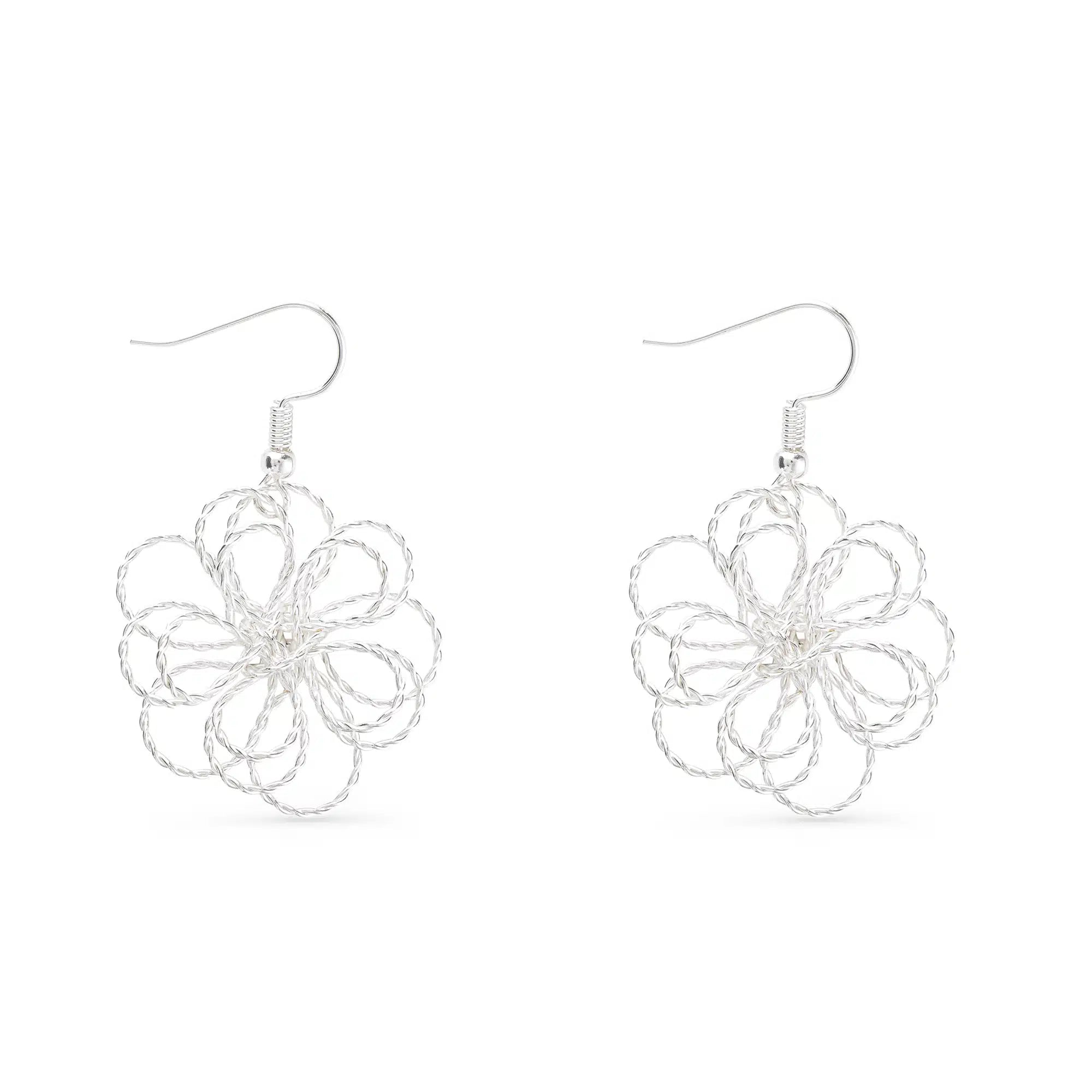 Silver Polished Ellie Earrings - 52246