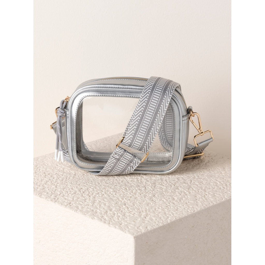 Silver Spectator Crossbody