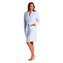 Sky Blue Marshmallow Wrap Robe