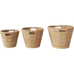 Small Round Seagrass Conical Basket