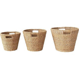 Small Round Seagrass Conical Basket