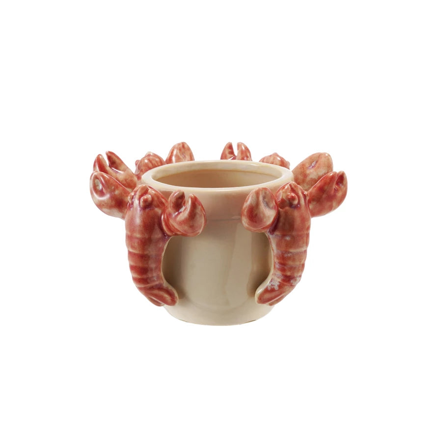 Small Stoneware 3D Lobster Bowl