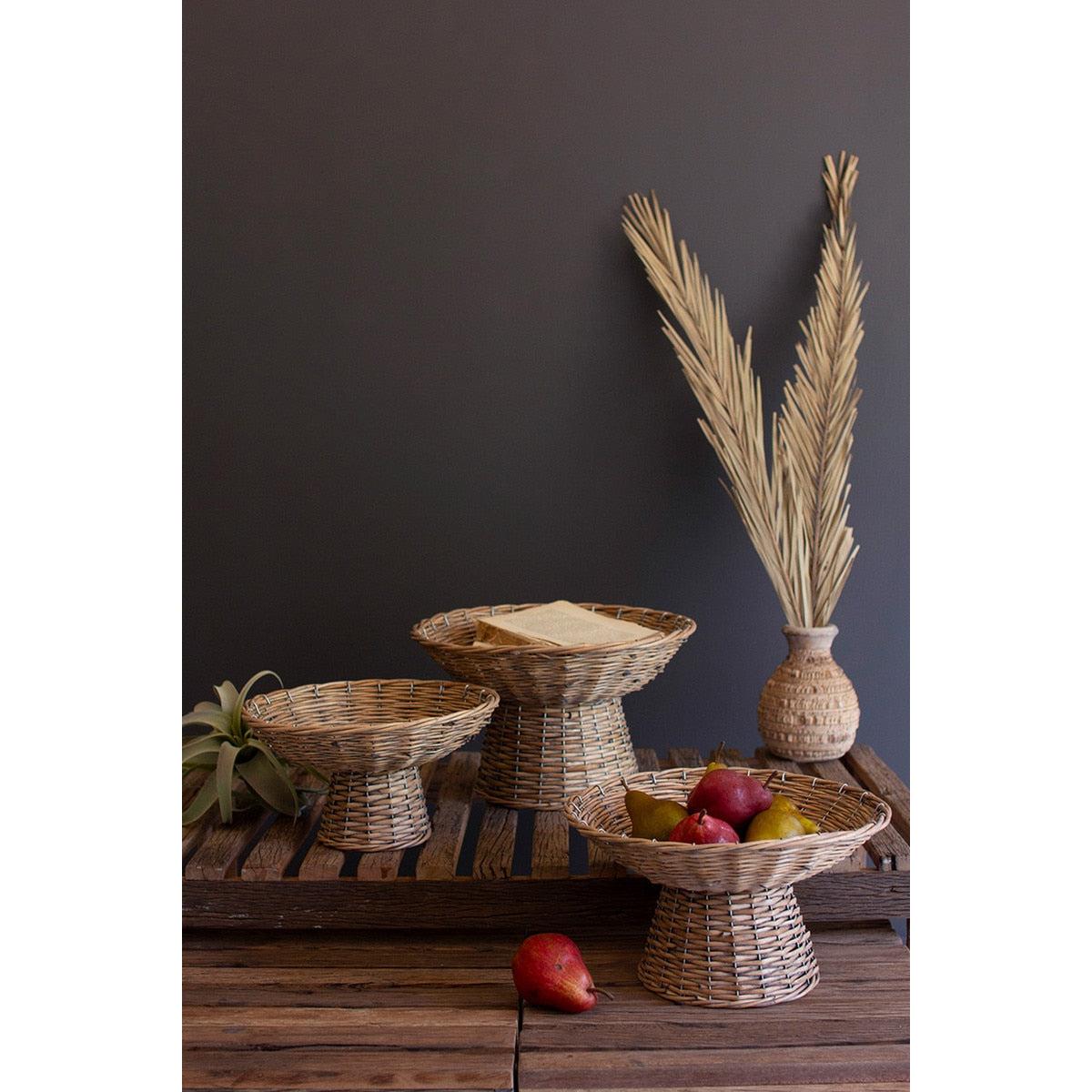 Medium Wicker Compote