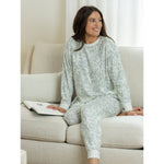 Sophie Heartfelt Grey Pajama Set