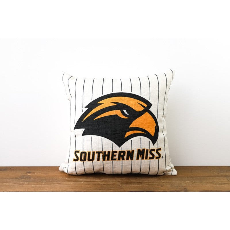 Southern Miss Pinstripe Pillow