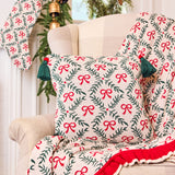 Square Pillow - Holiday Trellis