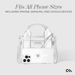 Stadium Tote - Silver Chrome + Clear
