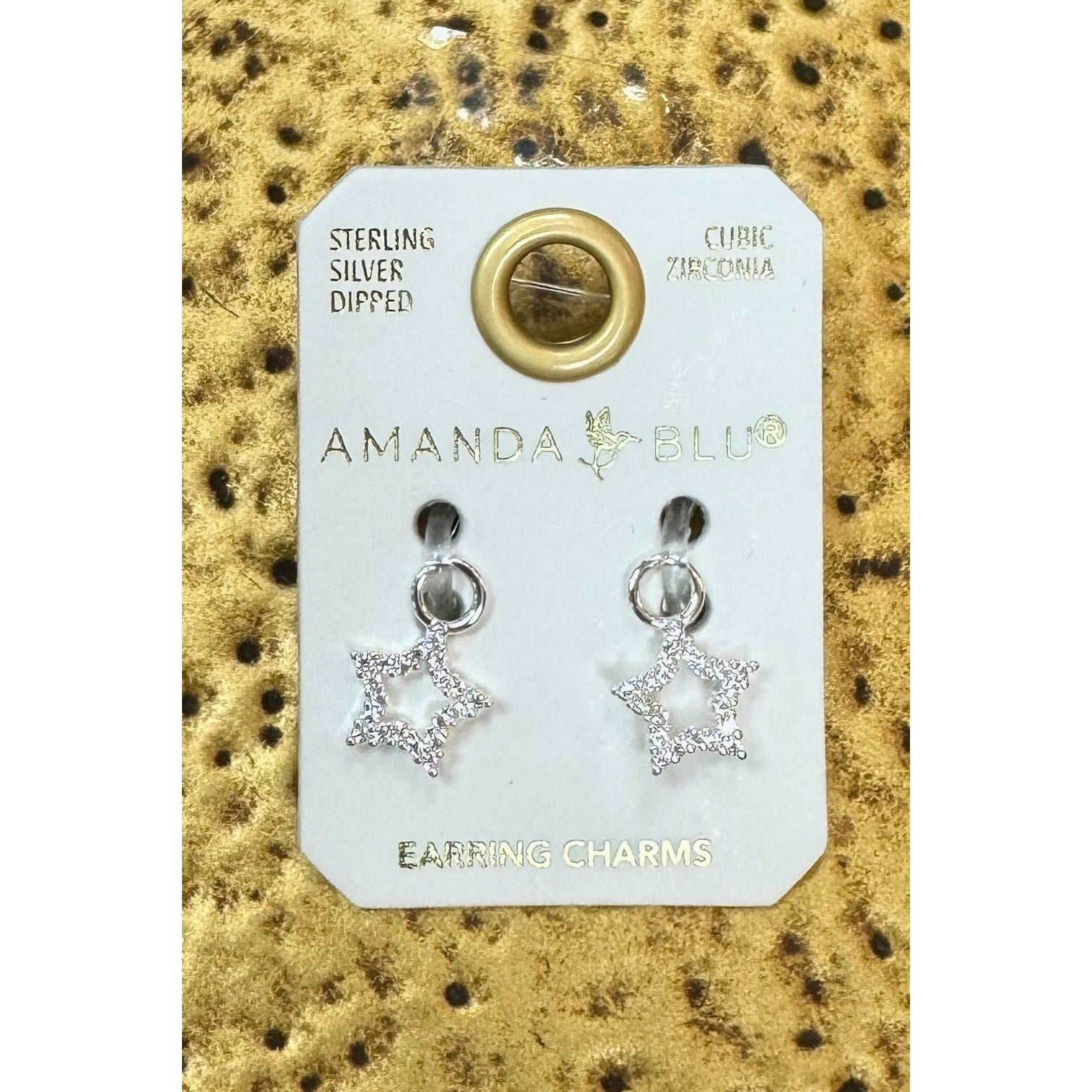 Star Earring Charms - Silver