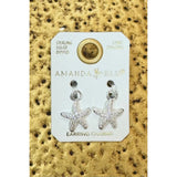 Starfish Earring Charms - Silver