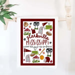 Starkville College Town Tea Towel