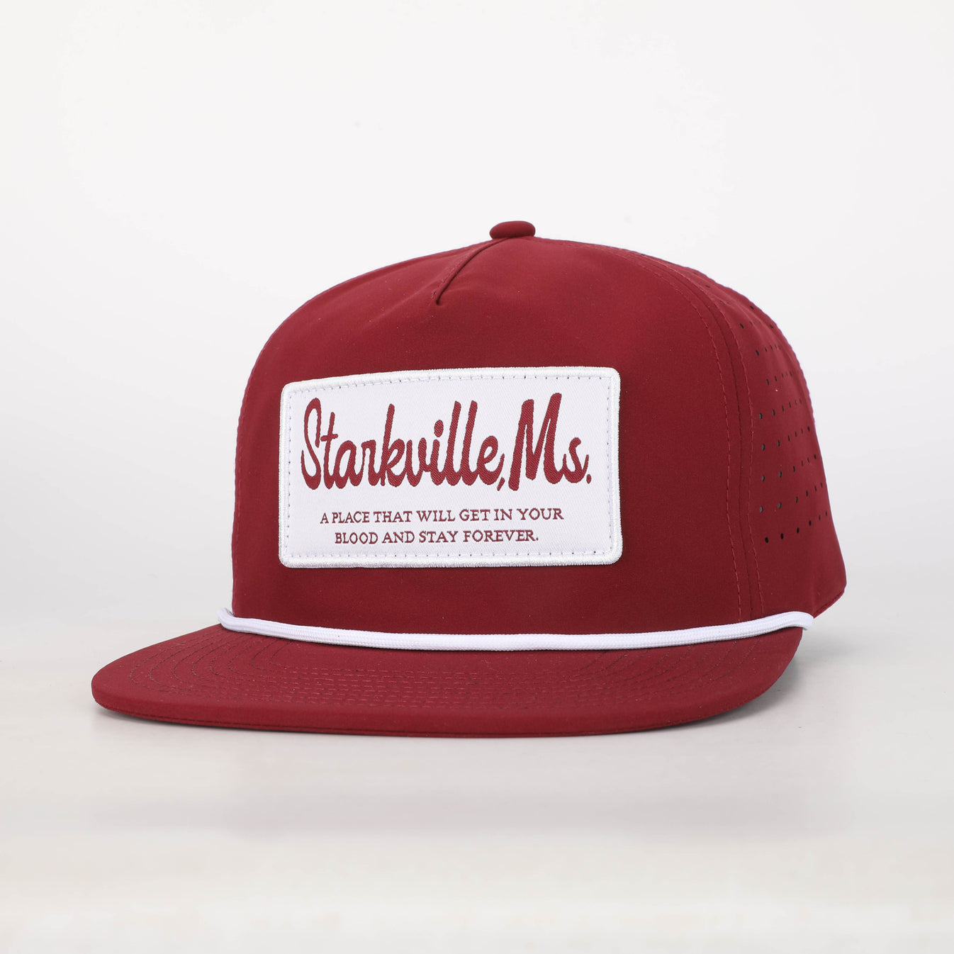 Starkville MS Rope Hat - Maroon