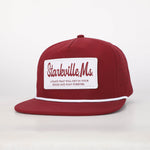 Starkville MS Rope Hat - Maroon