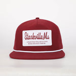 Starkville MS Rope Hat - Maroon