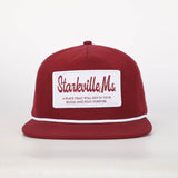 Starkville MS Rope Hat - Maroon