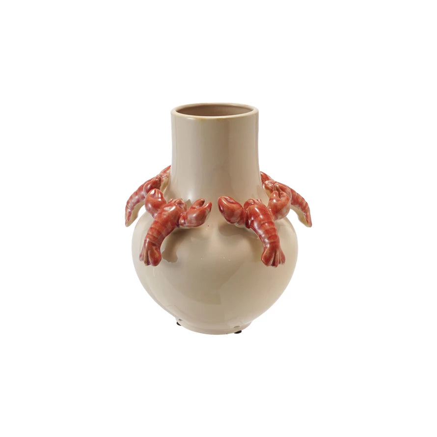 Stoneware 3D Lobster Vase